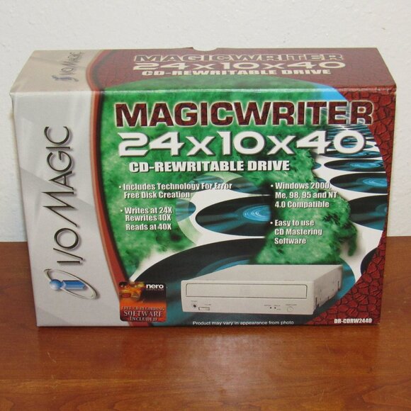 Macigwriter CD Rewritable Drive 24x10x40 *New Open Box Original Box - Picture 1 of 5